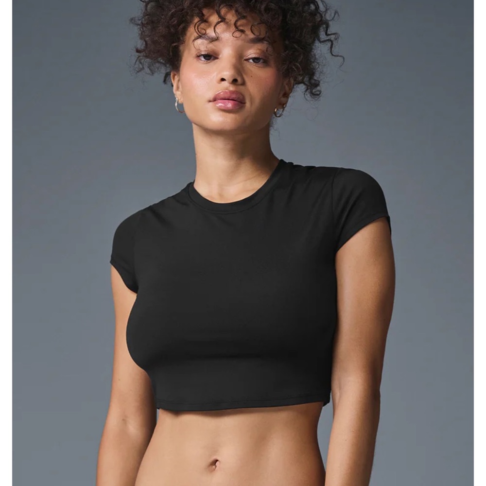 Alosoft Crop Finesse Short Sleeve